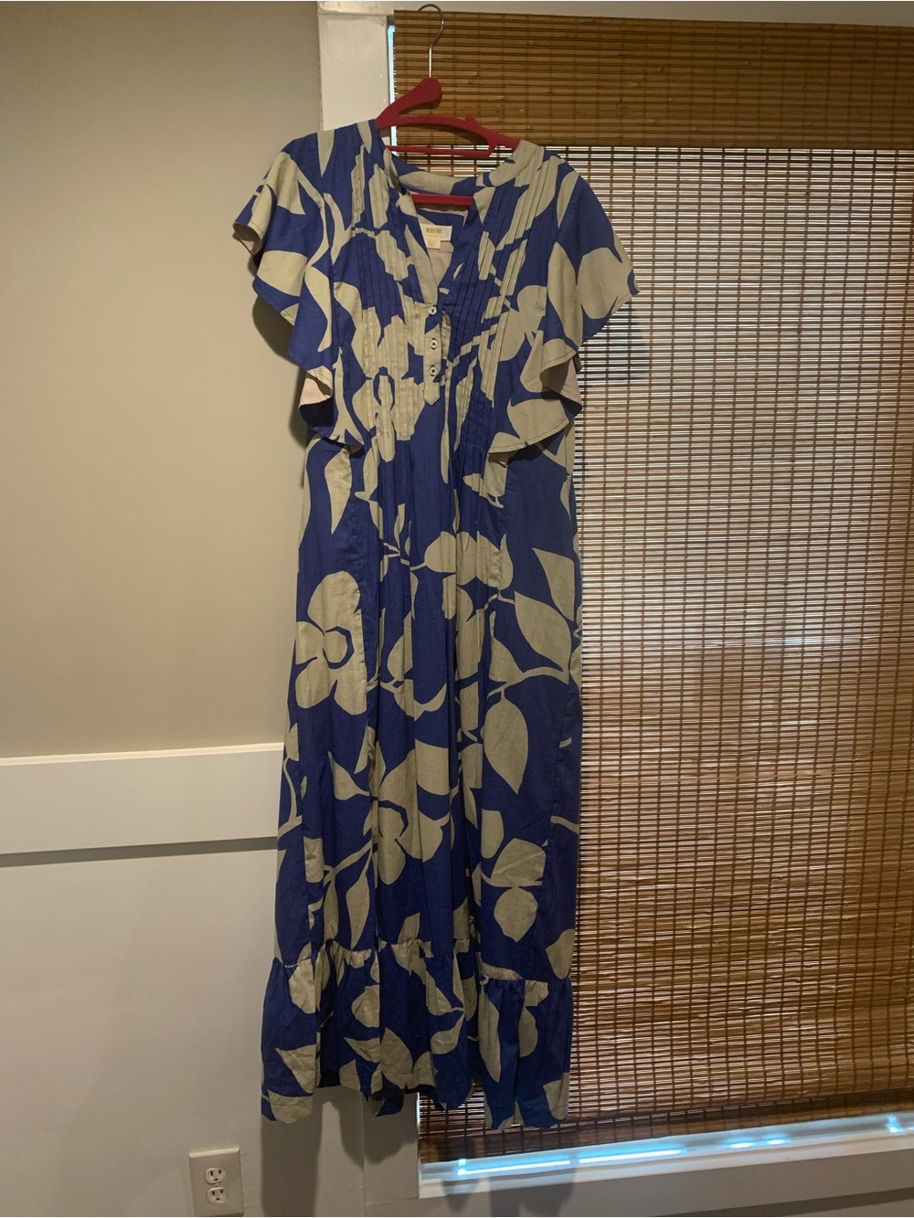 Maeve Cassandra Maxi Dress with Cream Floral Print